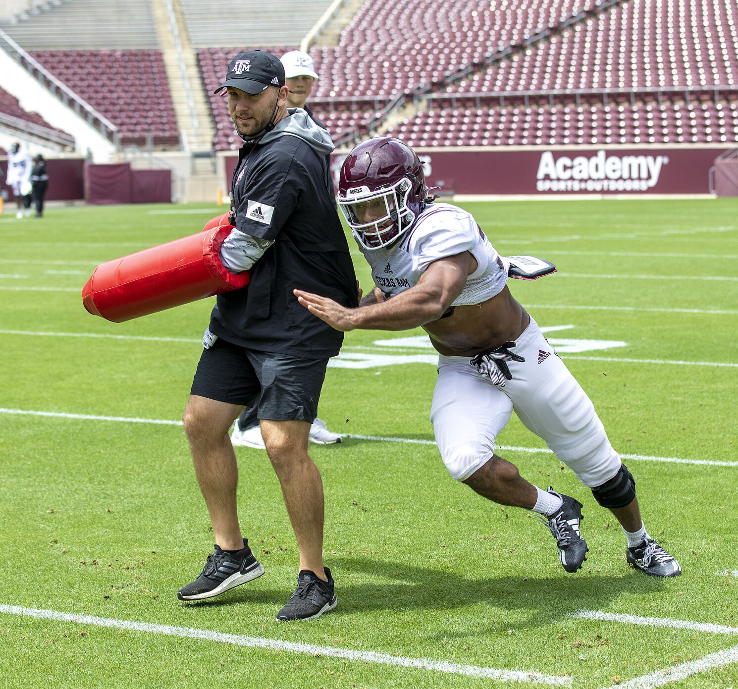 Spring football practice